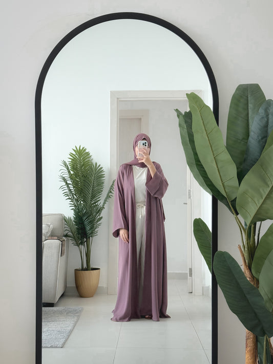 Meryam Abaya - Mauve Rose