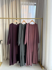 Meryam Abaya - Mauve Rose